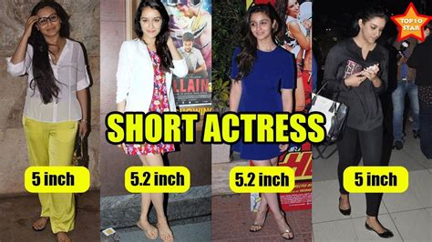 short height actress in india